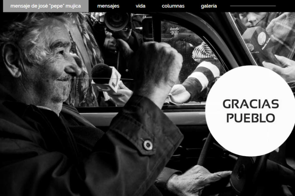 José Mujica estrena página web oficial