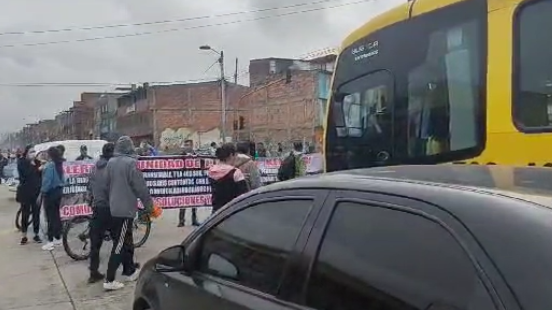 Se levanta protesta en la Av. Cali con calle 38 Sur: ¿cuáles fueron las razones?