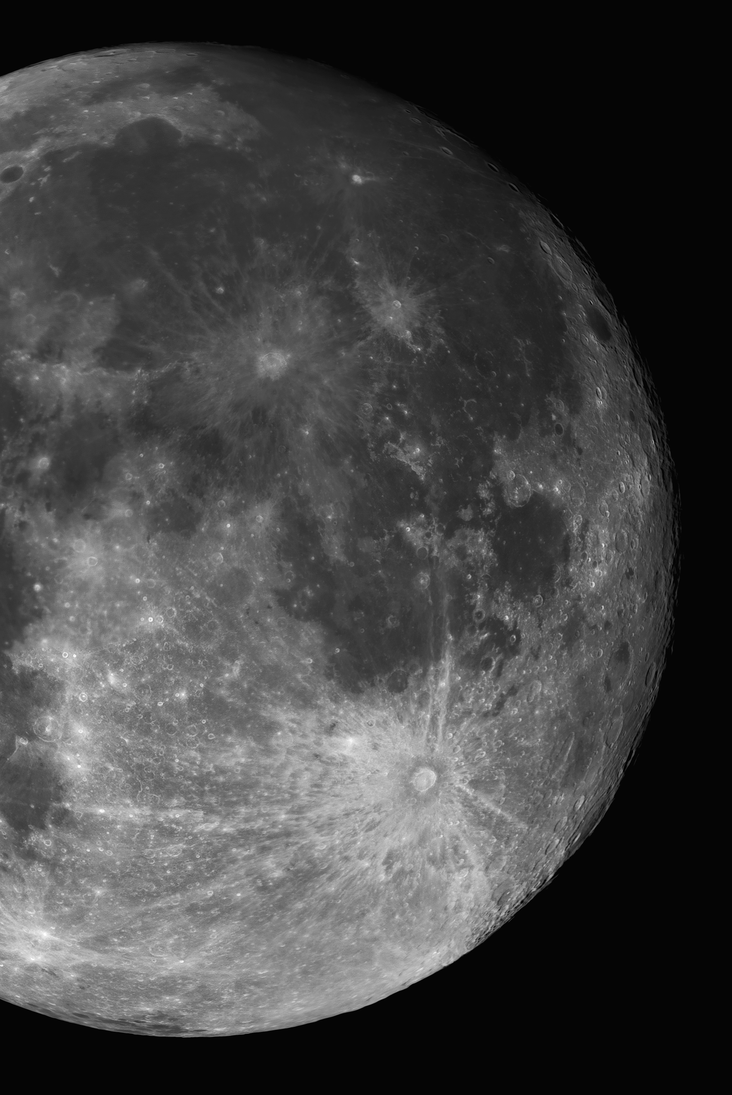 Un satélite de observación terrestre se gira para ver la Luna