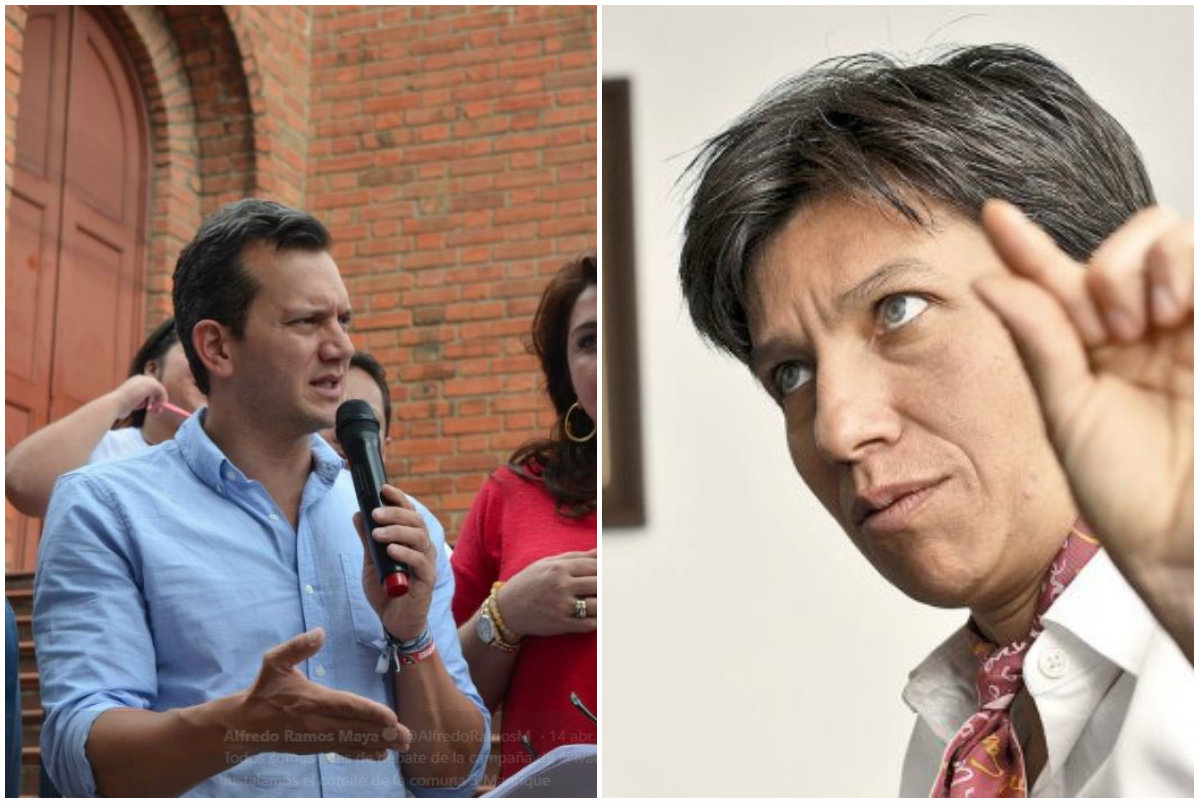 A madrazos terminó debate entre Claudia López y Ramos Maya por bacrim-política