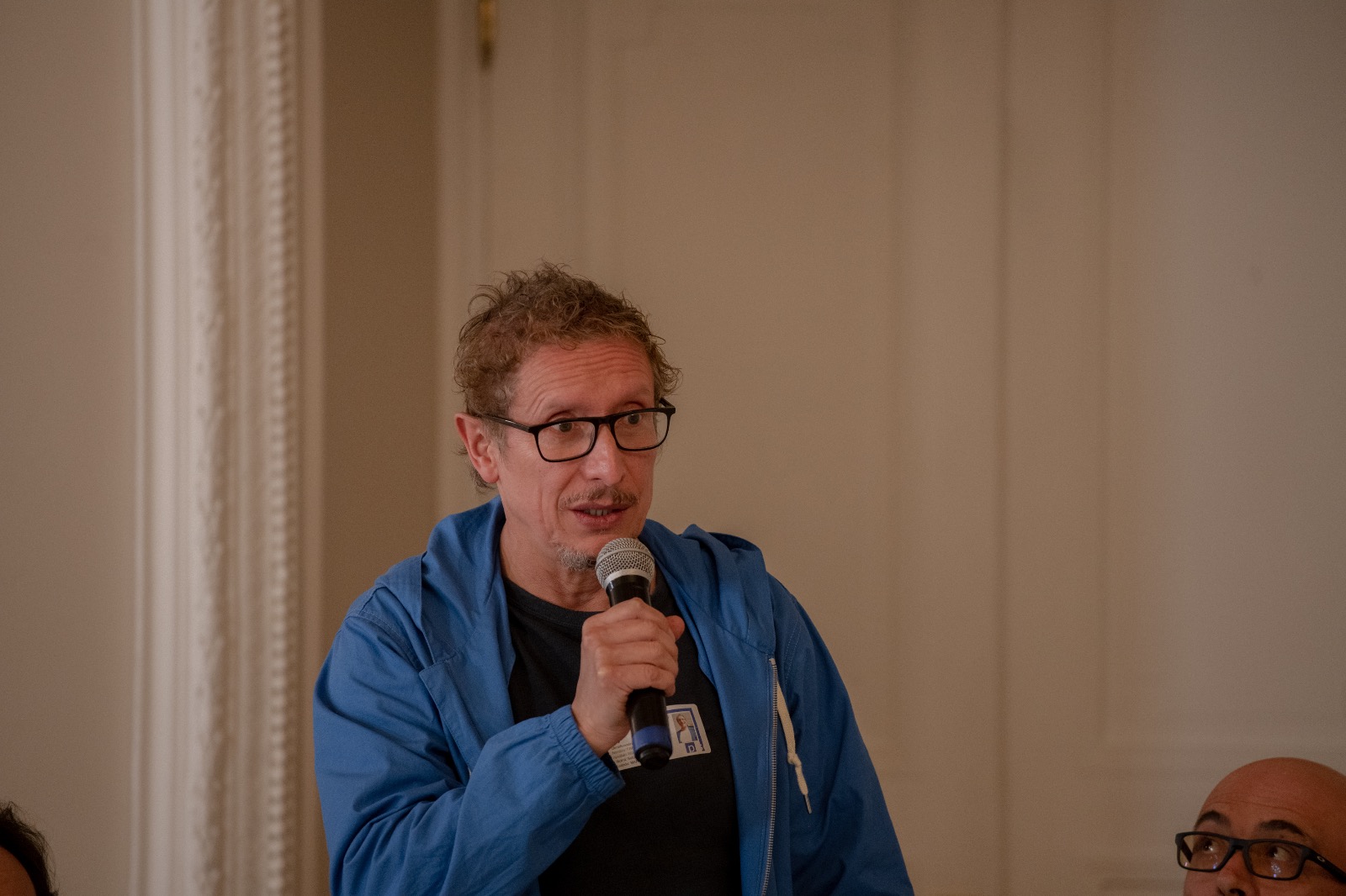 Fabio Rubiano, director del Teatro Petra, quien fue uno de los asistentes que intervinieron durante la reunión con Gustavo Petro.