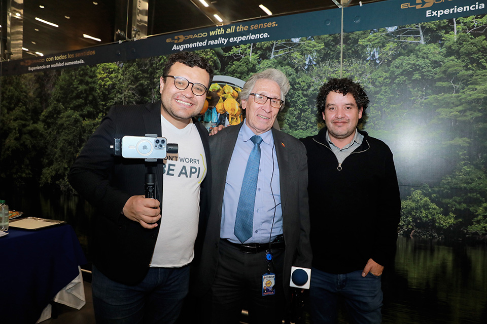 Jhonatan Rojas, Carlos López y Javier Riveros