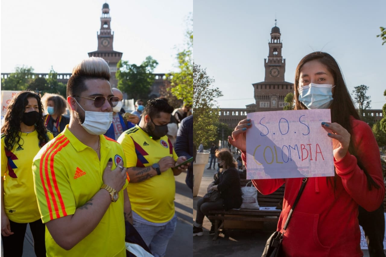 Colombianos en Italia