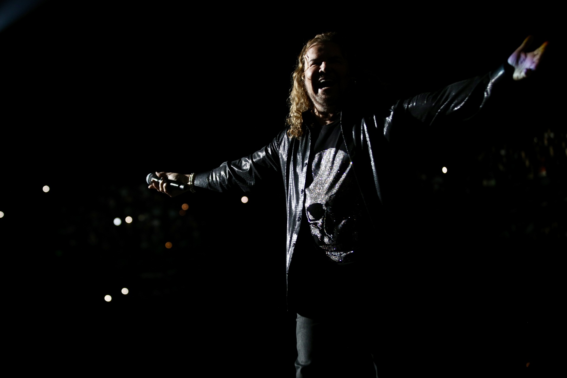 Presentación de Maná en el Movistar Arena de Bogotá.
