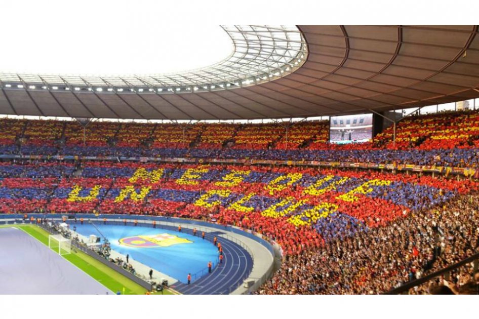 Barcelona no recurrirá ante la UEFA la sanción por exhibición de banderas