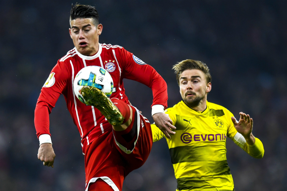 James, 75 minutos en clasificación del Bayern a cuartos de la Copa de Alemania