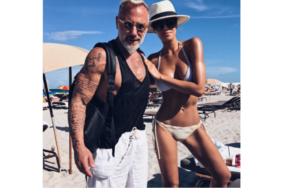 El beso que el millonario Gianlucca Vacchi le robó a Ariadna Gutiérrez