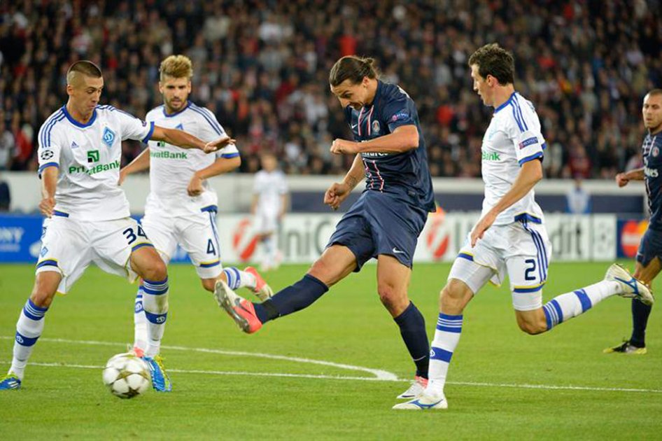 Málaga y PSG arrollan en Liga de Campeones