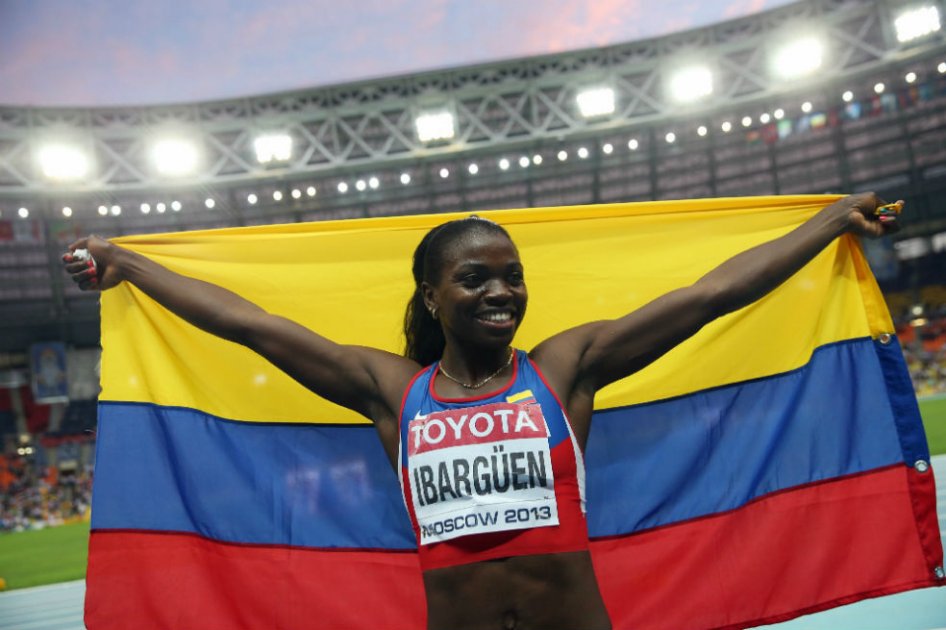 Caterine Ibargüen la esperanza de oro de Colombia en el Mundial de Atletismo. Foto: AFP