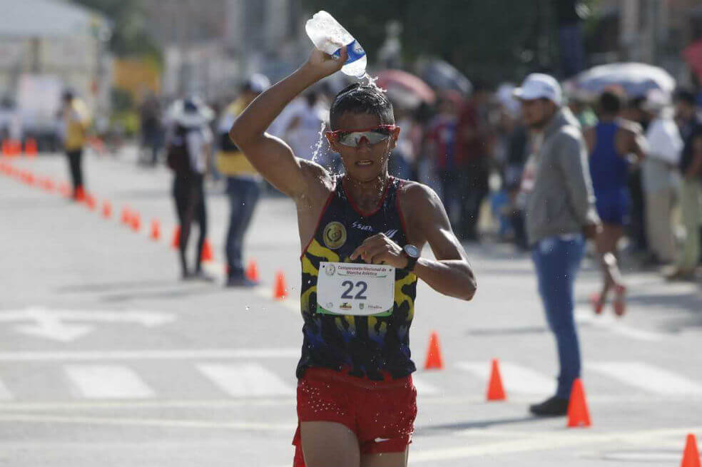 El campeonato nacional de marcha, selectivo para el Panamericano de México