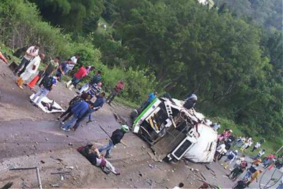 Accidente de tránsito en la vía Bogotá- Fusagasugá deja 40 heridos