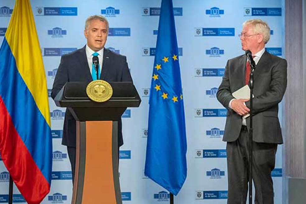 UE insta a Duque a “dejar atrás lenguaje de fracaso” frente al Acuerdo de Paz