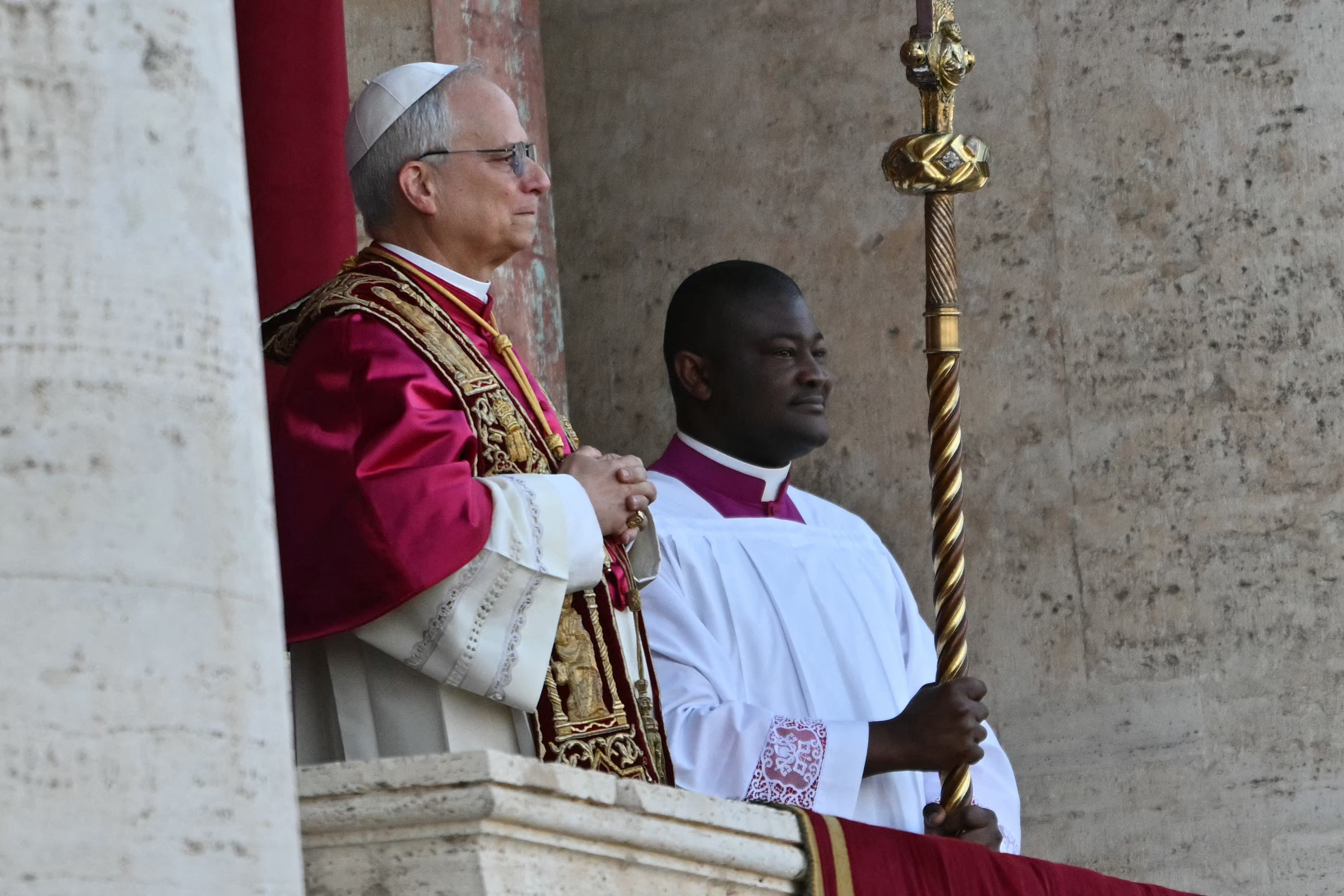 Primera presentación del papa León XIV, luego de ser elegido.