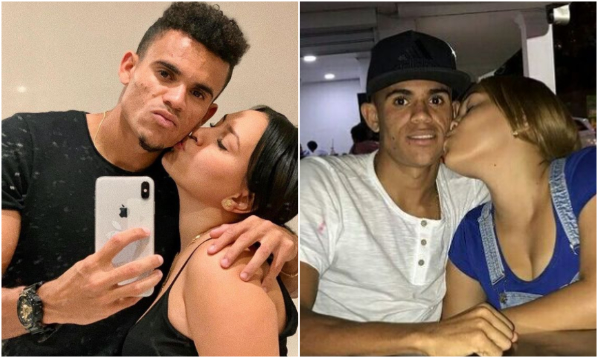 Lucho Díaz y Geraldine Ponce.