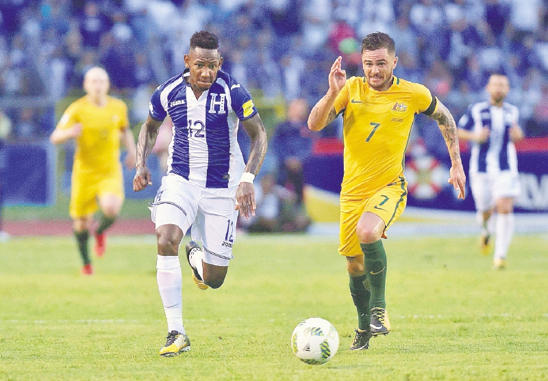 Honduras de Pinto empató con Australia