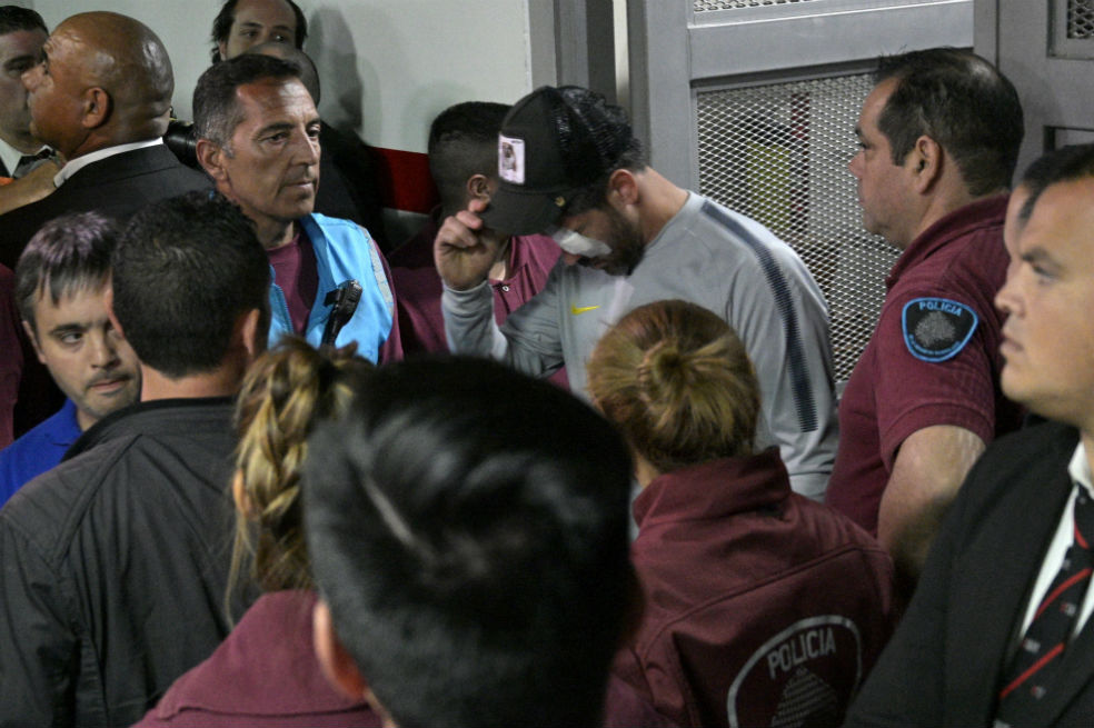 Quedó libre detenido por agresión a autobús de Boca en fallida final de Libertadores
