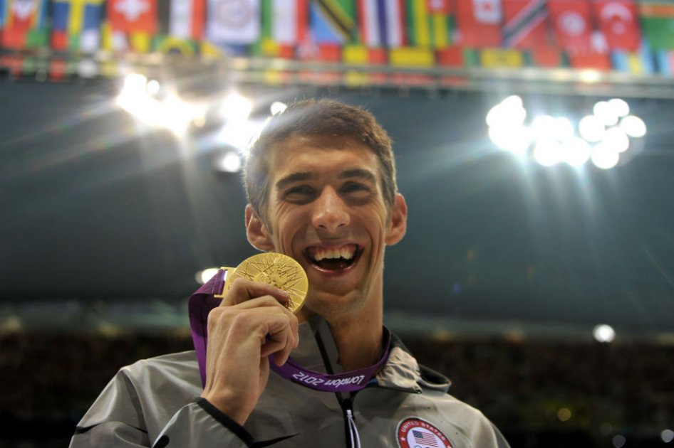 Michael Phelps será el abanderado de Estados Unidos. Foto: AFP