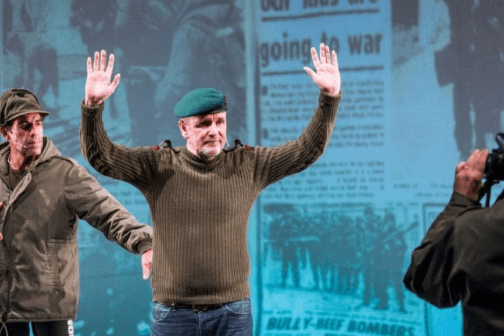 De las Malvinas al teatro, veteranos de guerra se reúnen en «Campo Minado»