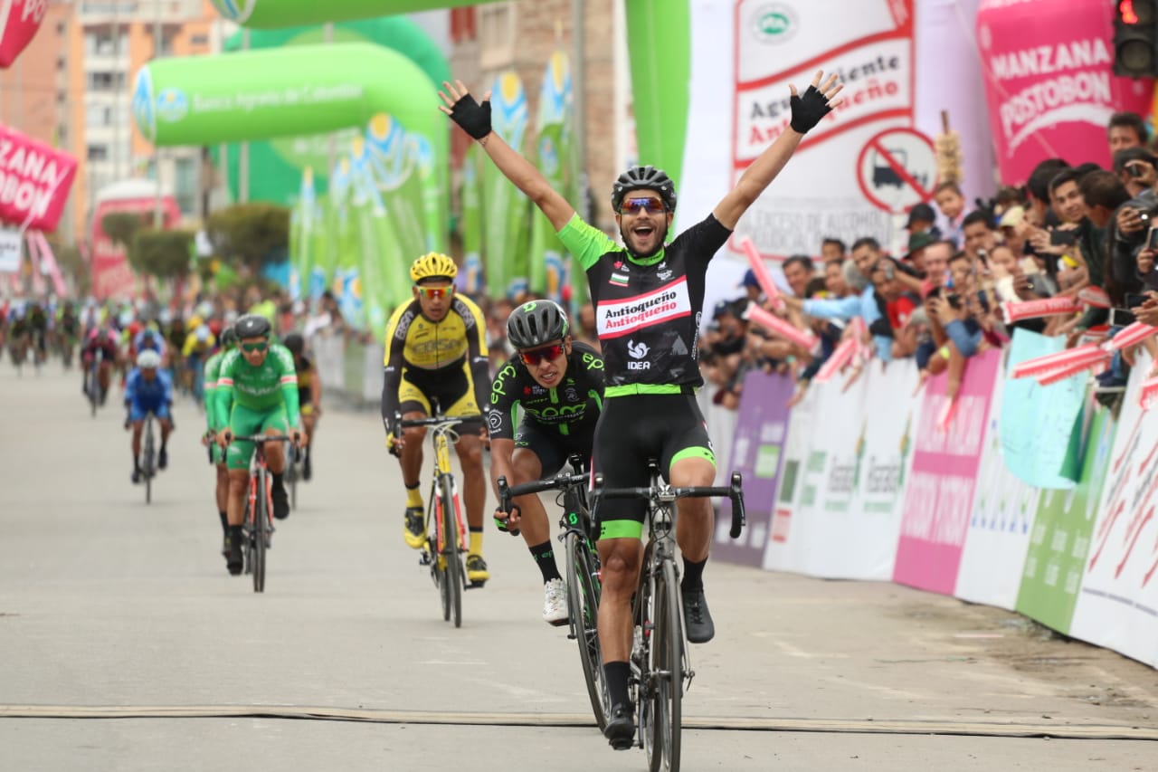 Carlos Julián Quintero se quedó con la sexta etapa de la Vuelta a Colombia