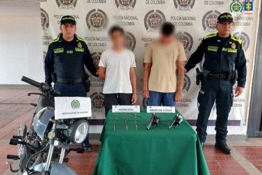 Capturan a dos sujetos por intento de homicidio de comandante de la Sijin Girardot