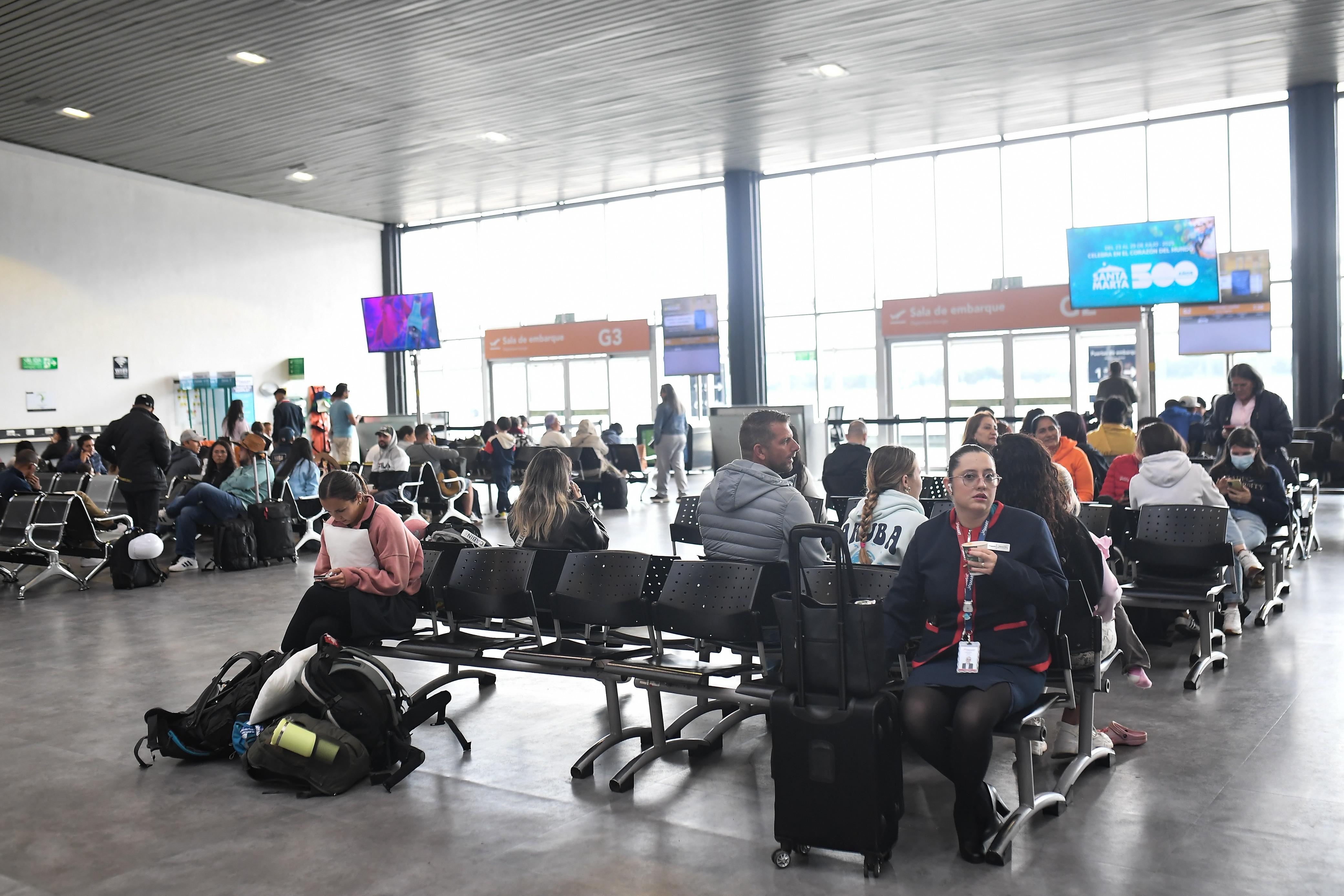 Sala de espera del Puente Aéreo.