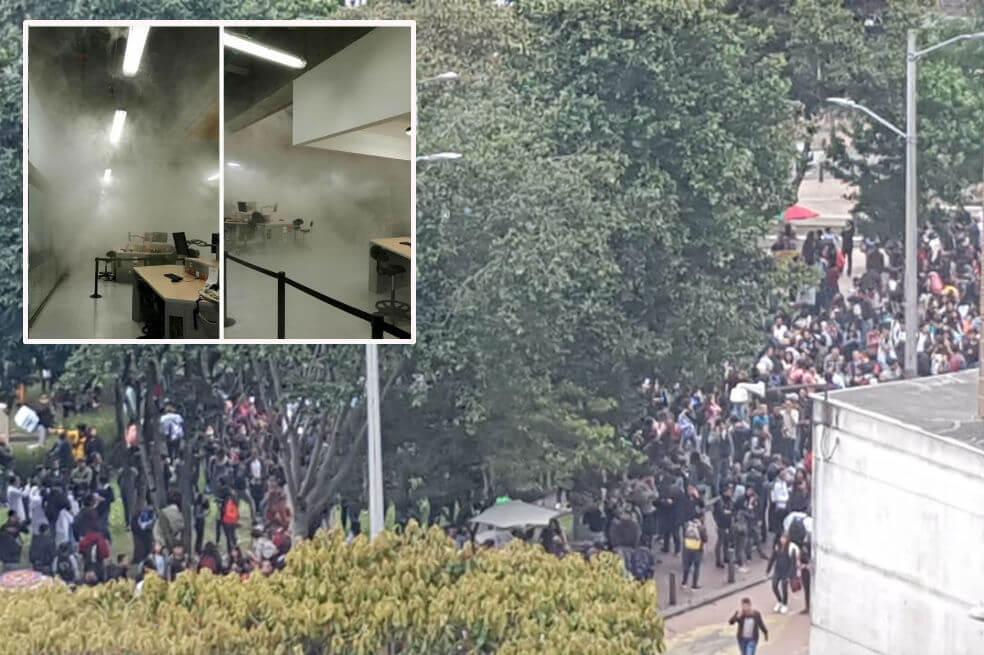 En incendio terminó experimento en la Universidad de los Andes, en Bogotá