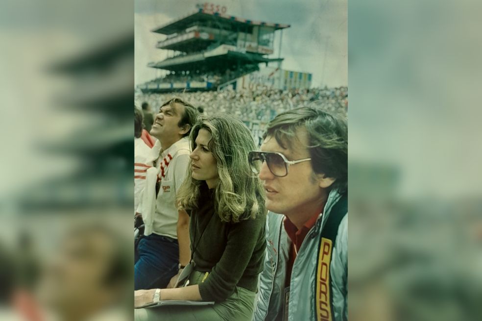 Mauricio de Narváez junto a su esposa Elizabeth Baldwin (1982).
