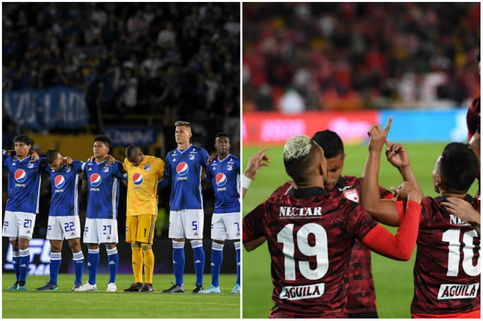 Millonarios y Santa Fe jugarán el primer clásico bogotano de 2020