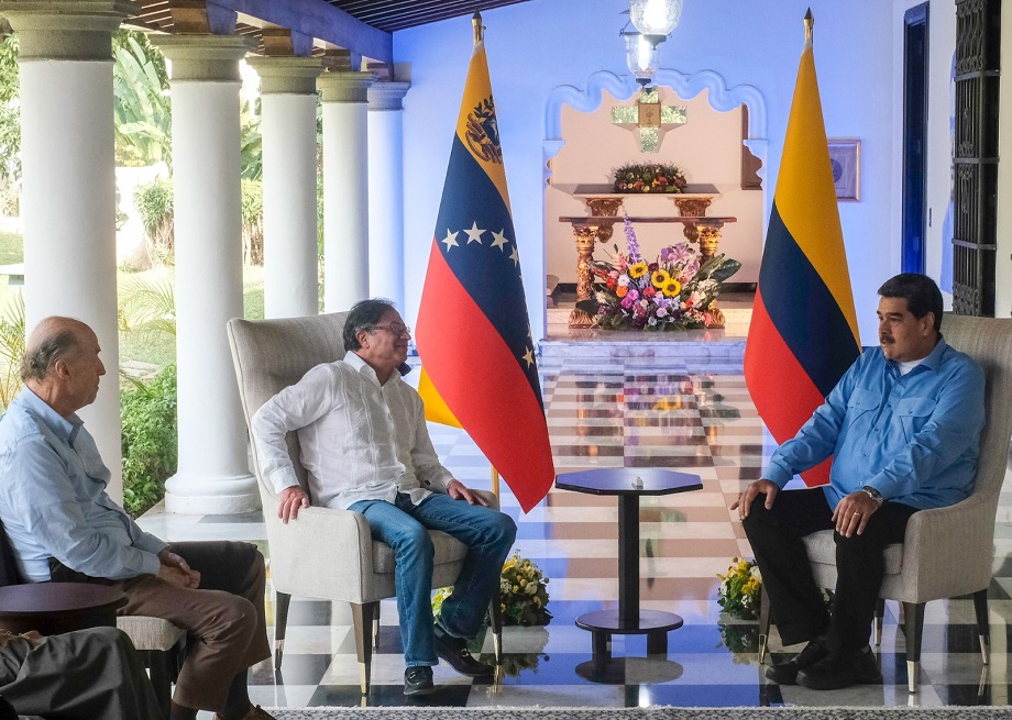 Presidentes Petro y Maduro se encontraron una vez más en Caracas