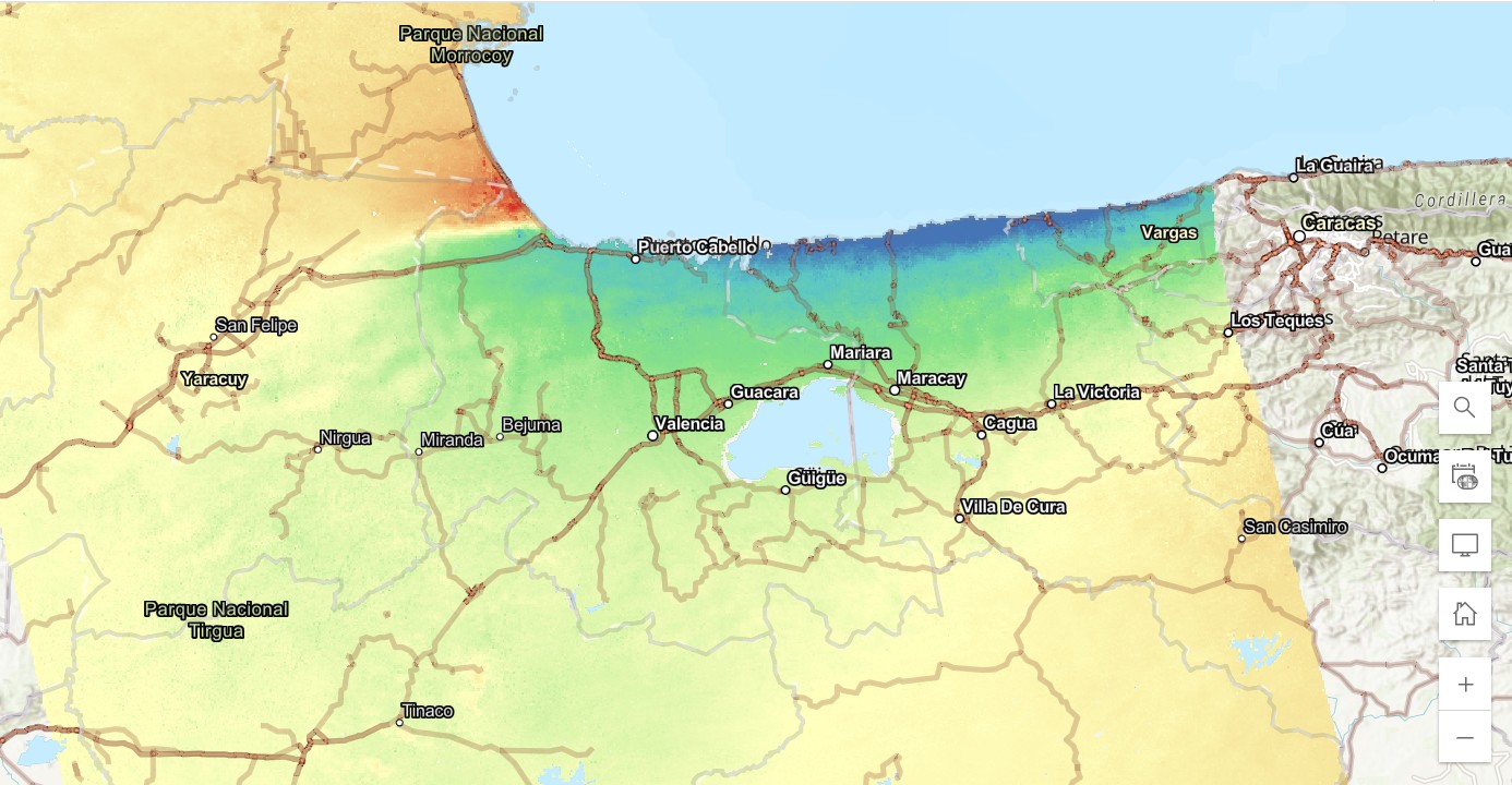 La NASA muestra cómo se movió la Tierra tras los terremotos que sacudieron Venezuela