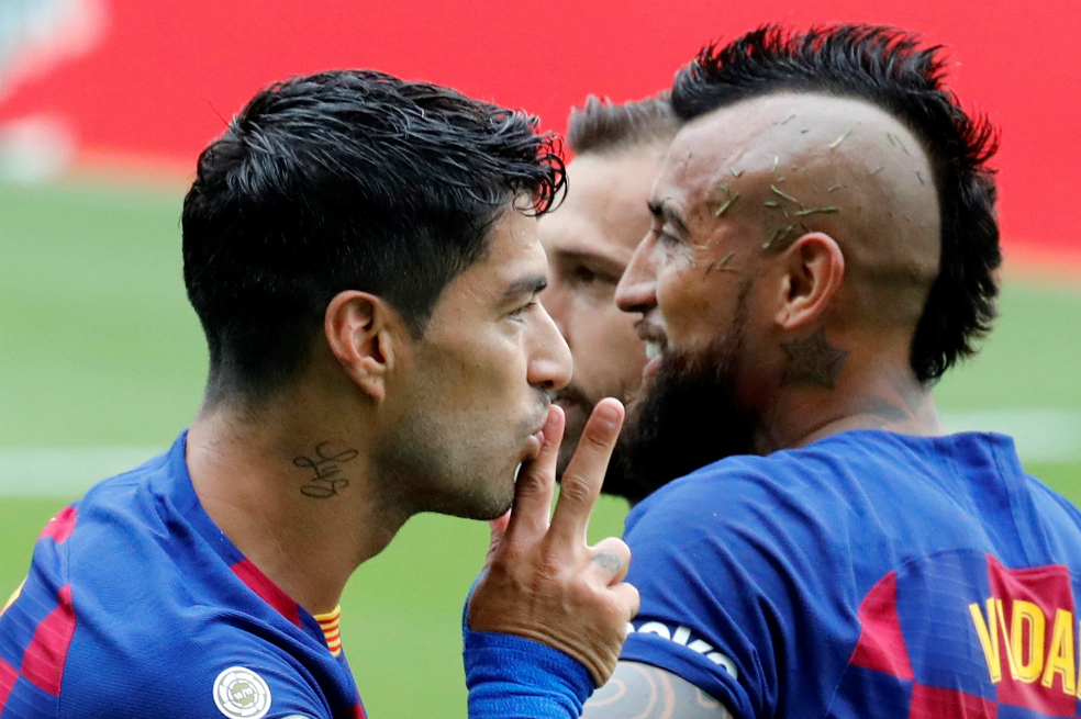 “Para algo están los entrenadores”: el mensaje de Luis Suárez a Quique Setién