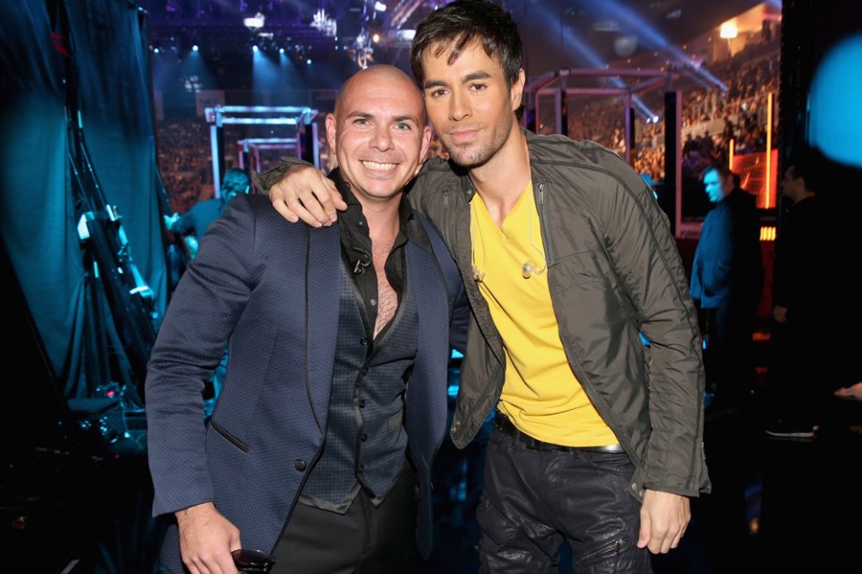 Pitbull y Enrique Iglesias.