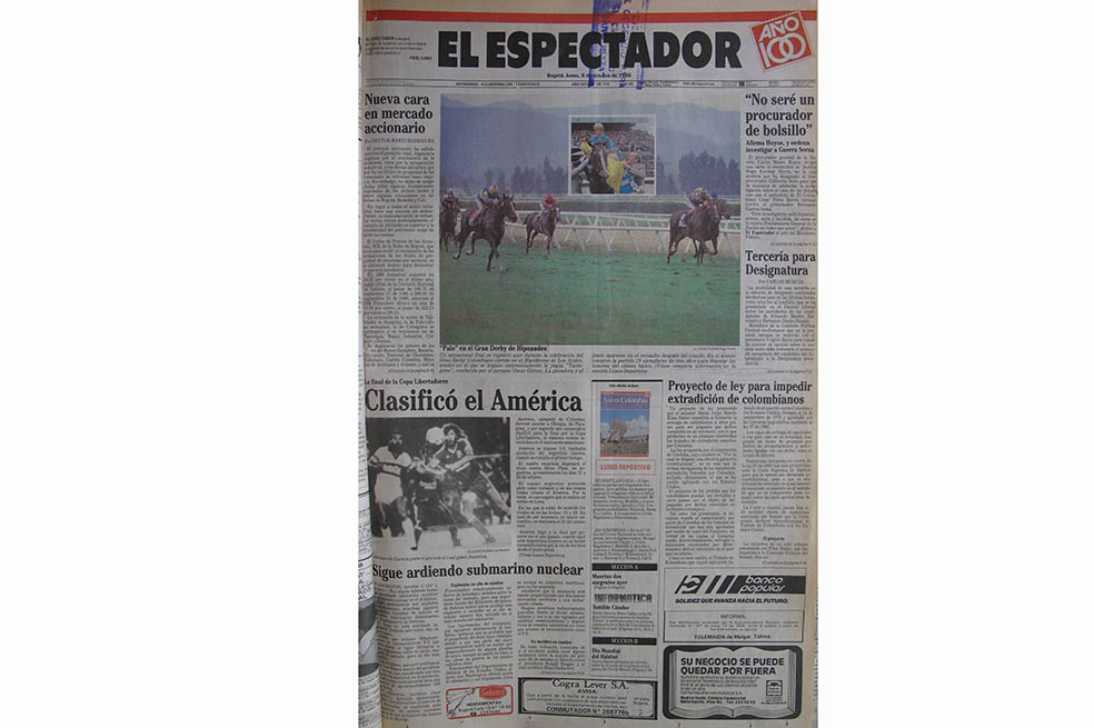 Estas eran las noticias del 6 de octubre de 1986