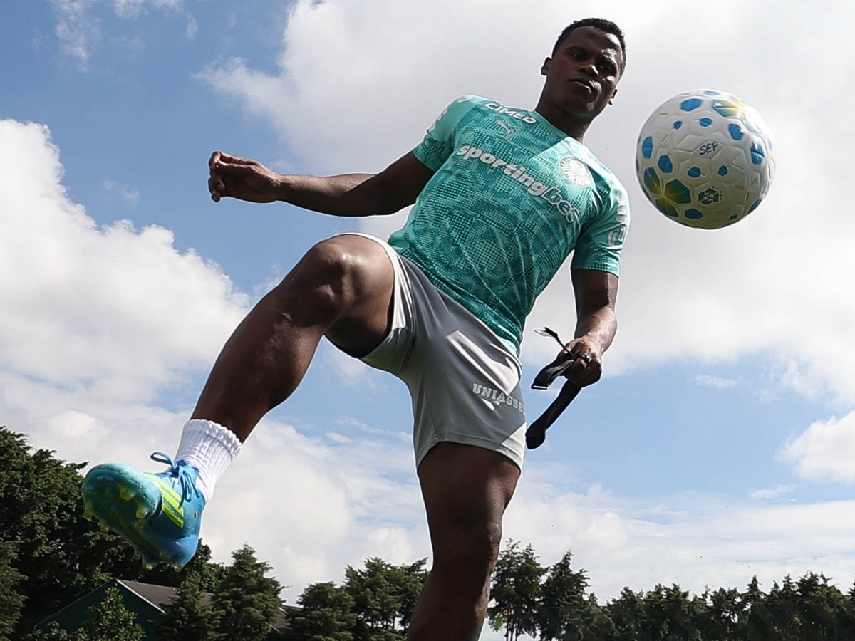 Jhon Arias llegó a Palmeiras en enero de 2026.