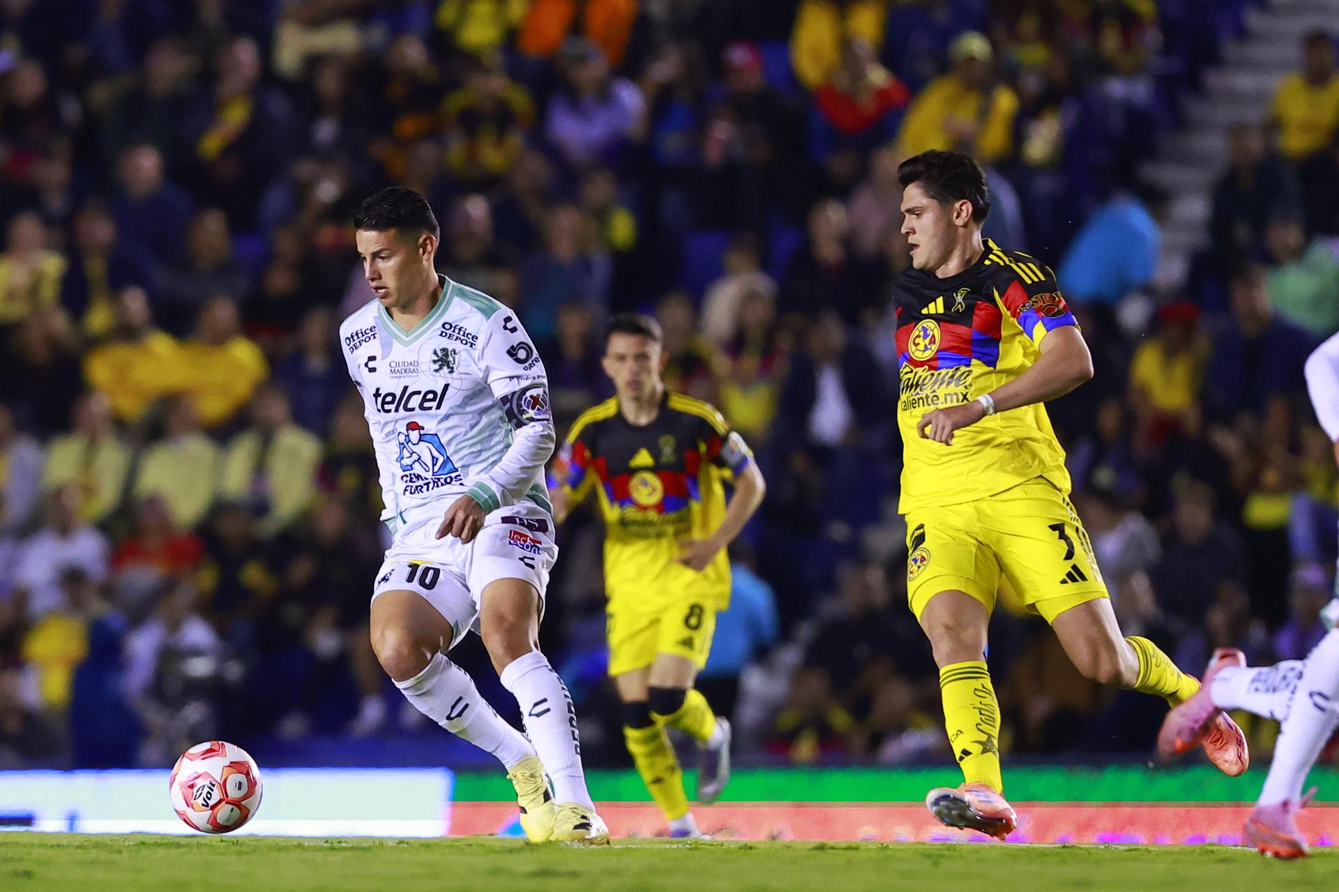James Rodríguez y Club León, eliminados de la Liga MX tras caer ante América