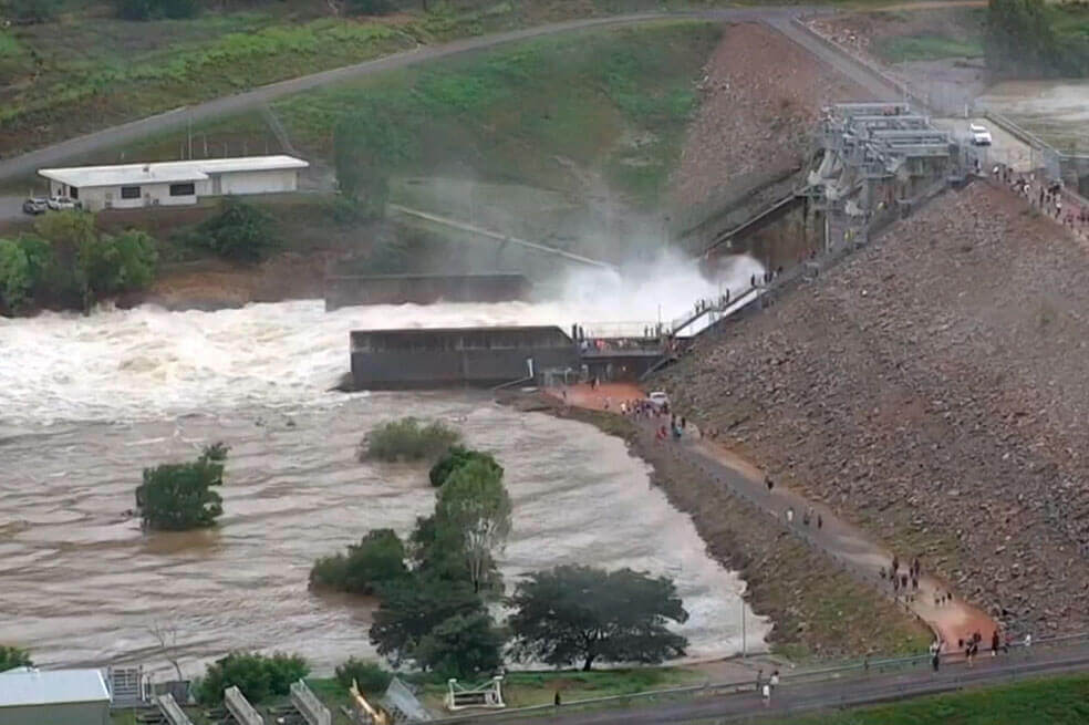 Cocodrilos en las calles por inundaciones en Australia