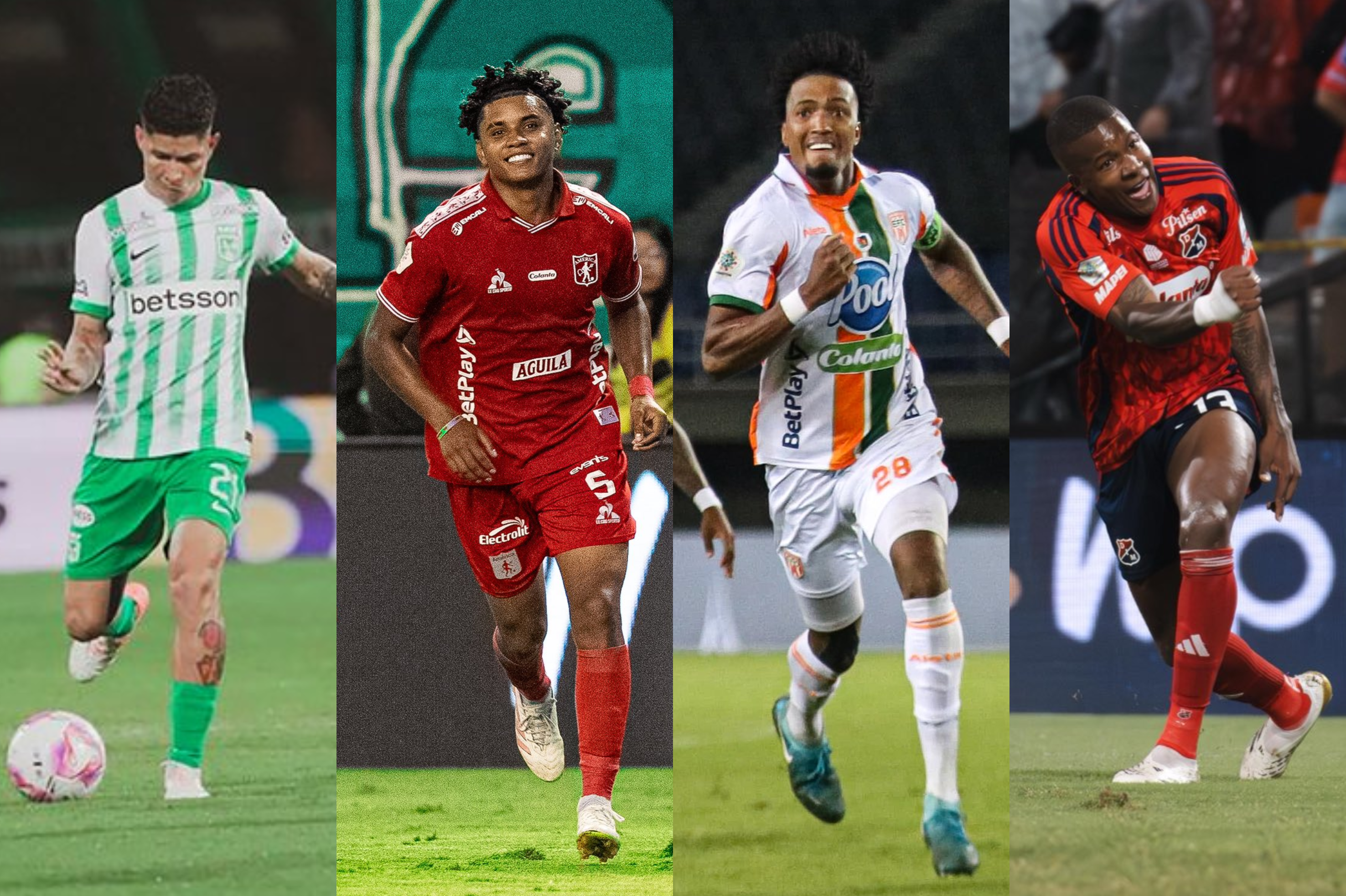 Nacional, América, Envigado y Medellín definirán al campeón de la Copa BetPlay.