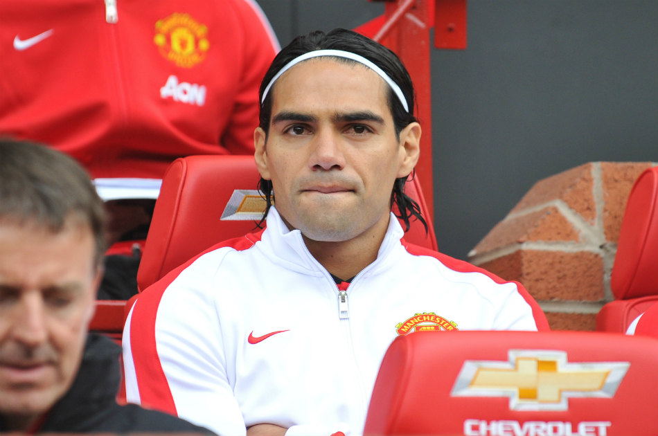 Falcao jugó 7 minutos en el triunfo de Manchester United