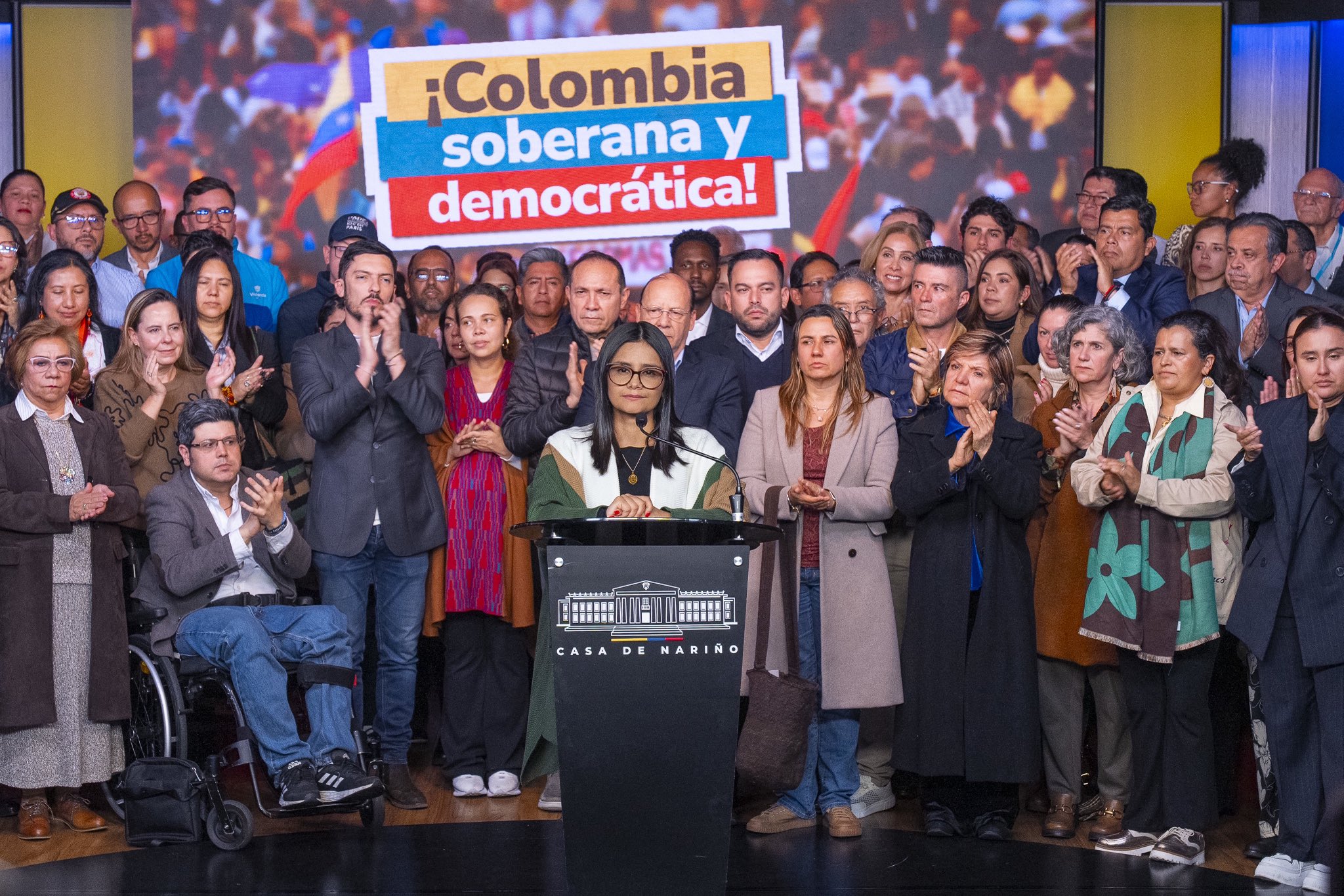 La reunión fue liderada por la directora del DAPRE, Angie Rodríguez.