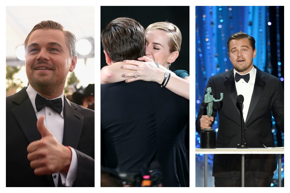 20 imágenes para no olvidar de Leonardo DiCaprio en los premios SAG 2016 