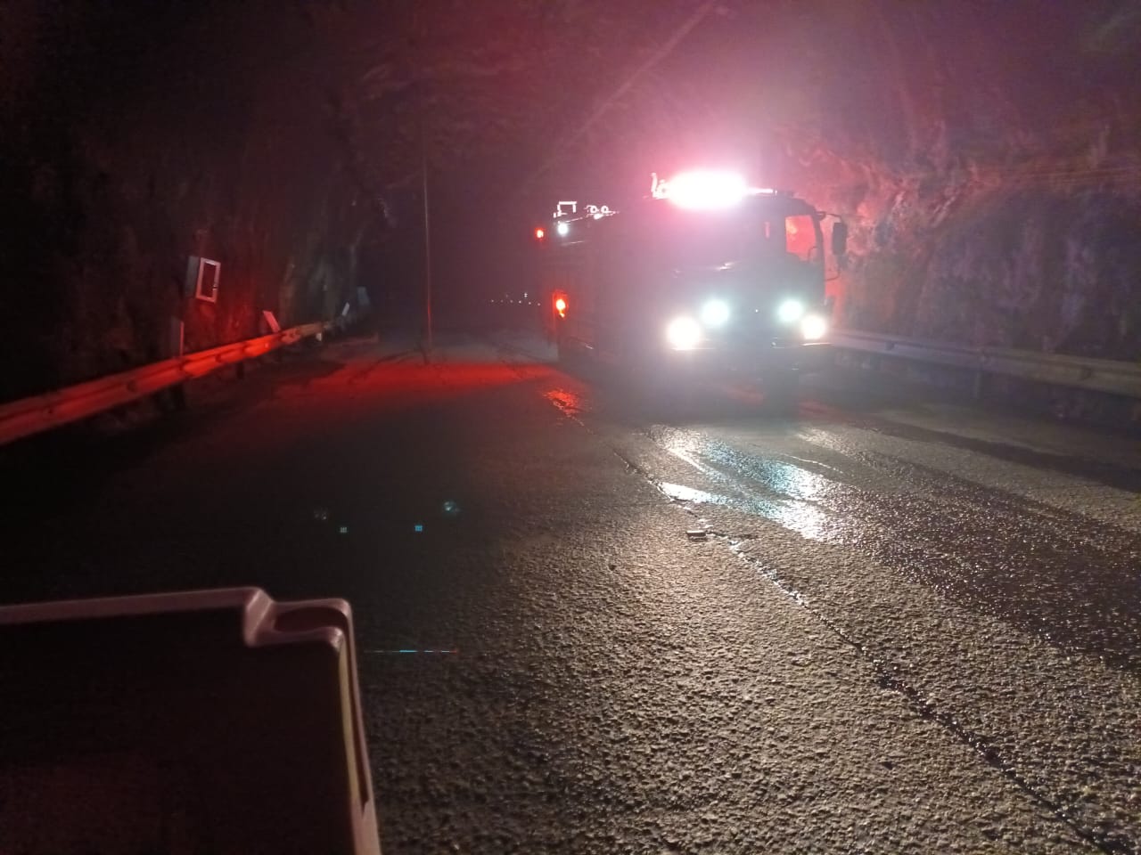 Estado de la vía al Llano hoy, tras accidente en Quebrada Blanca