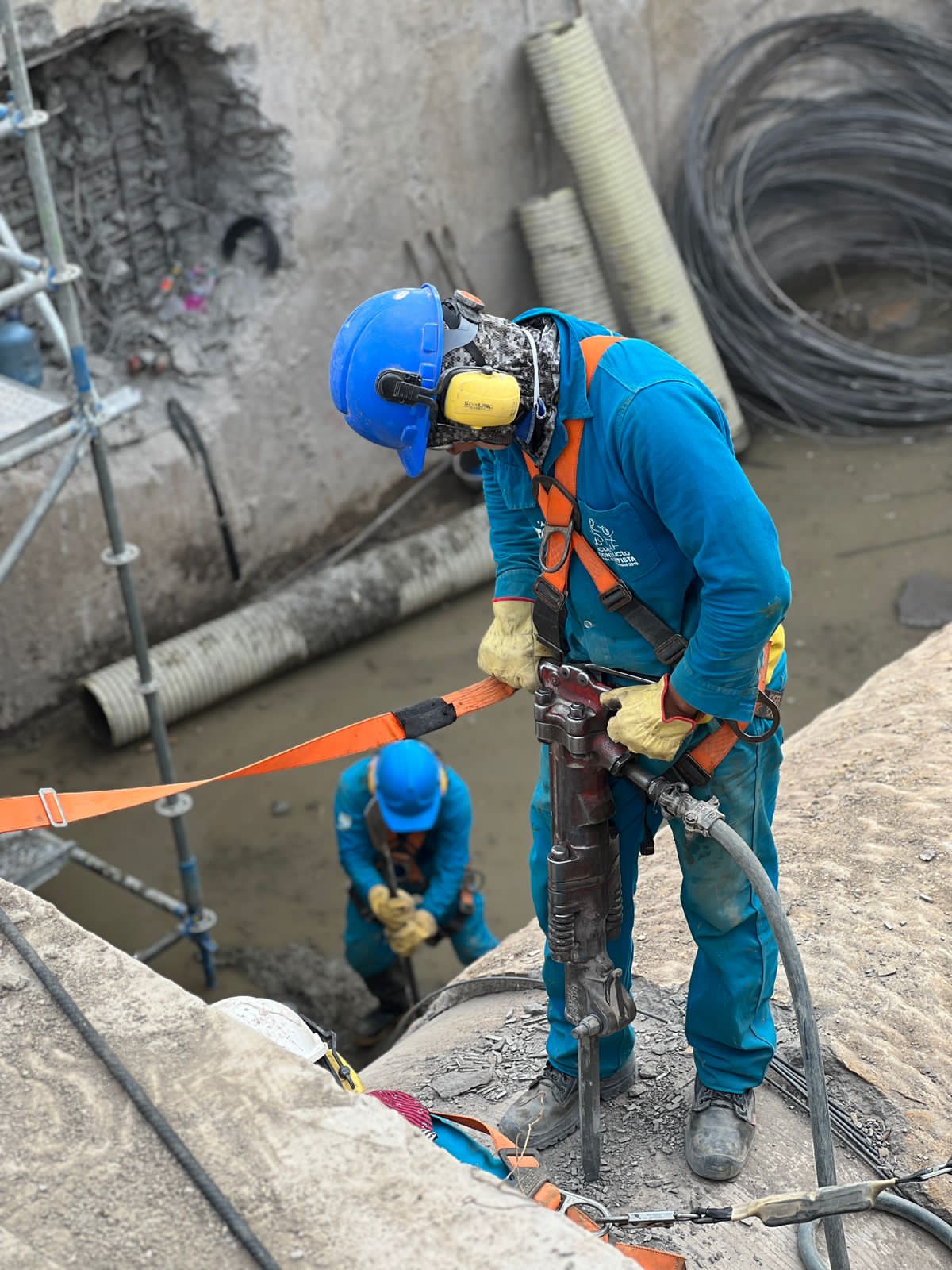 Obras tubería Tibitoc Acueducto de Bogotá