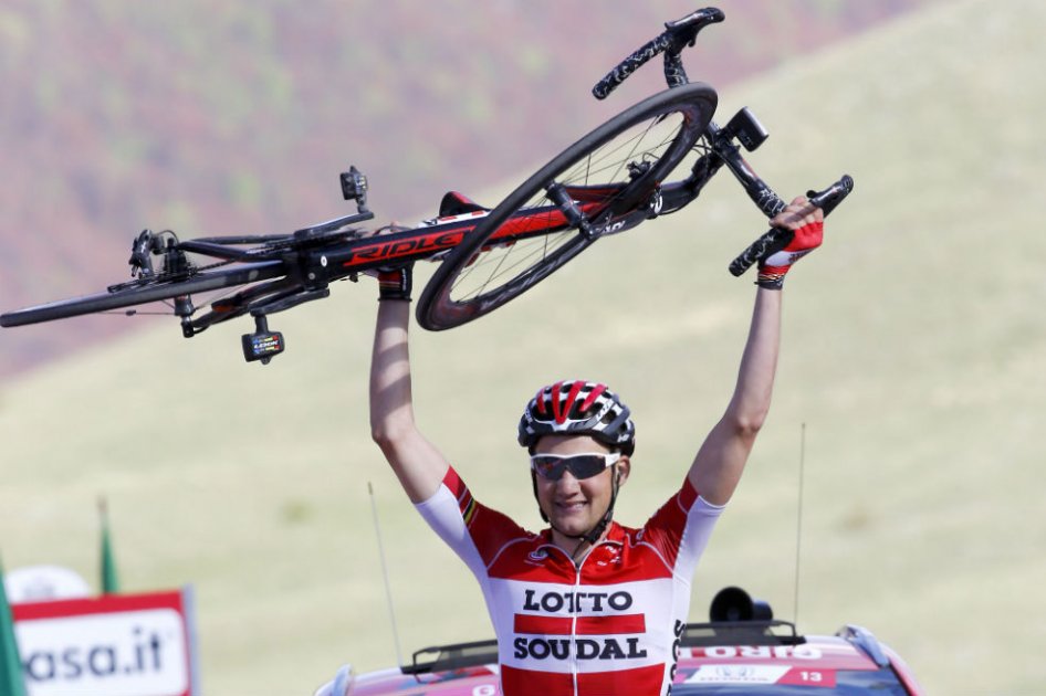 Tim Wellens ganó la sexta etapa del Giro. Foto: AFP