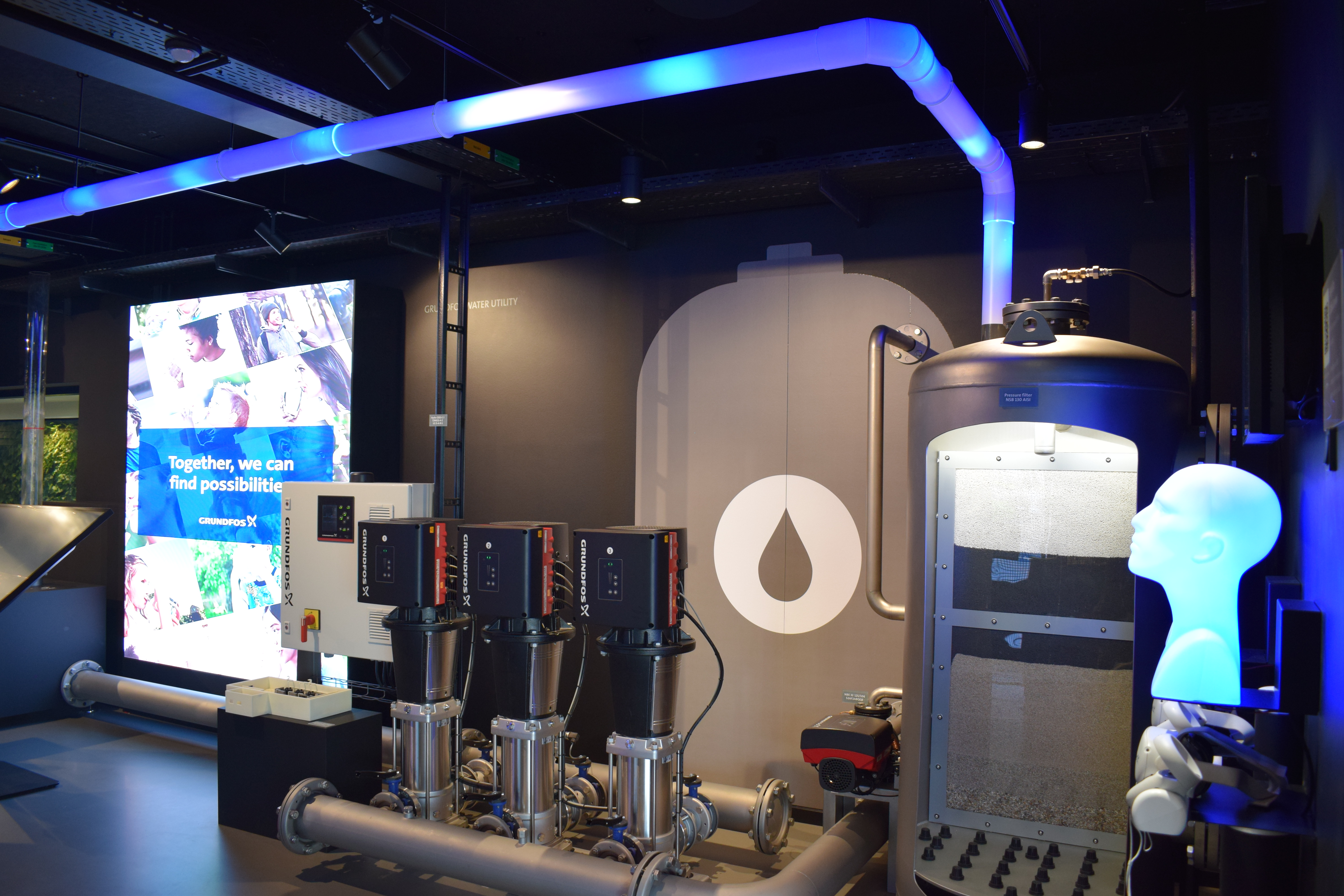 El Museo Grundfos, en Bjerringbro, muestra una preocupación latente hoy en día: el acceso al agua potable y cómo hacerlo cada vez más eficiente.