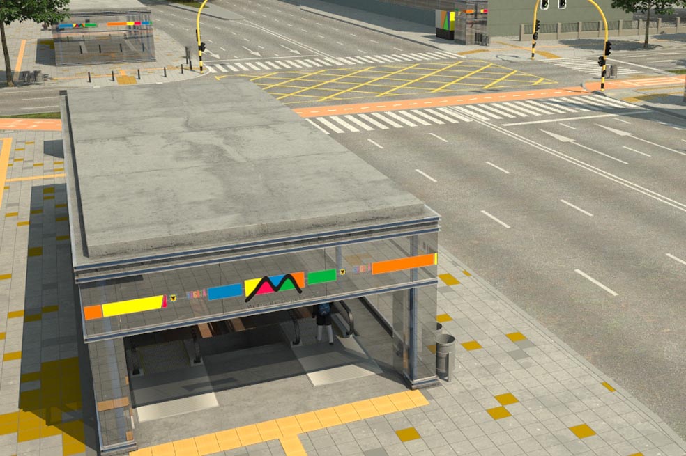 Compra de predios para el metro