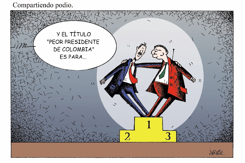 Compartiendo podio