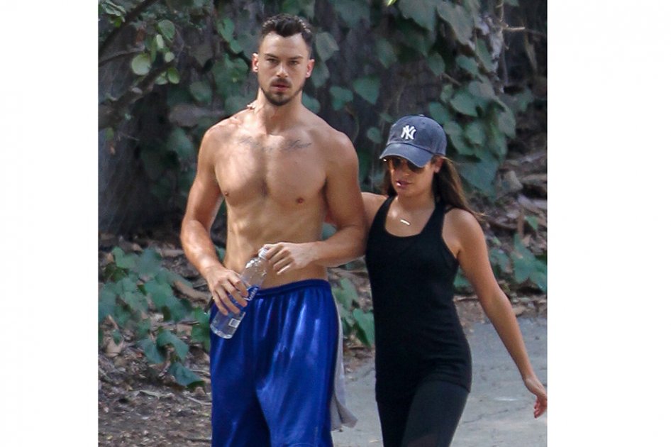 Matthew Paetz y Lea Michele.
