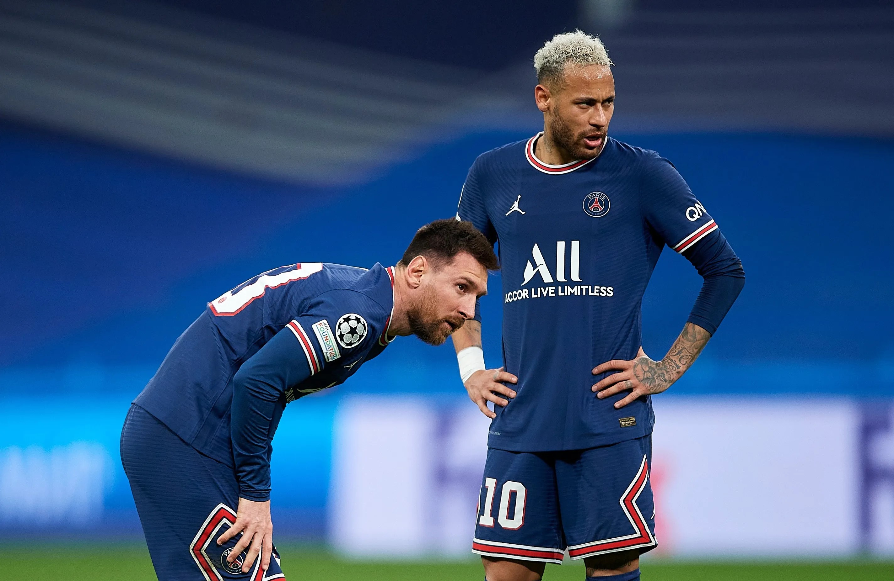 El brasileño y el argentino ganaron nueve títulos en cuatro temporadas con el Barcelona, pero en la capital francesa no pudieron repetir el éxito que tuvieron en la ciudad condal.
