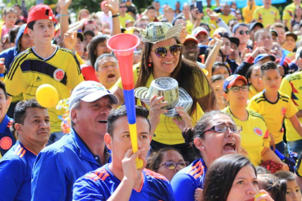 Cinco pantallas gigantes transmitirán en Bogotá el partido Colombia – Inglaterra