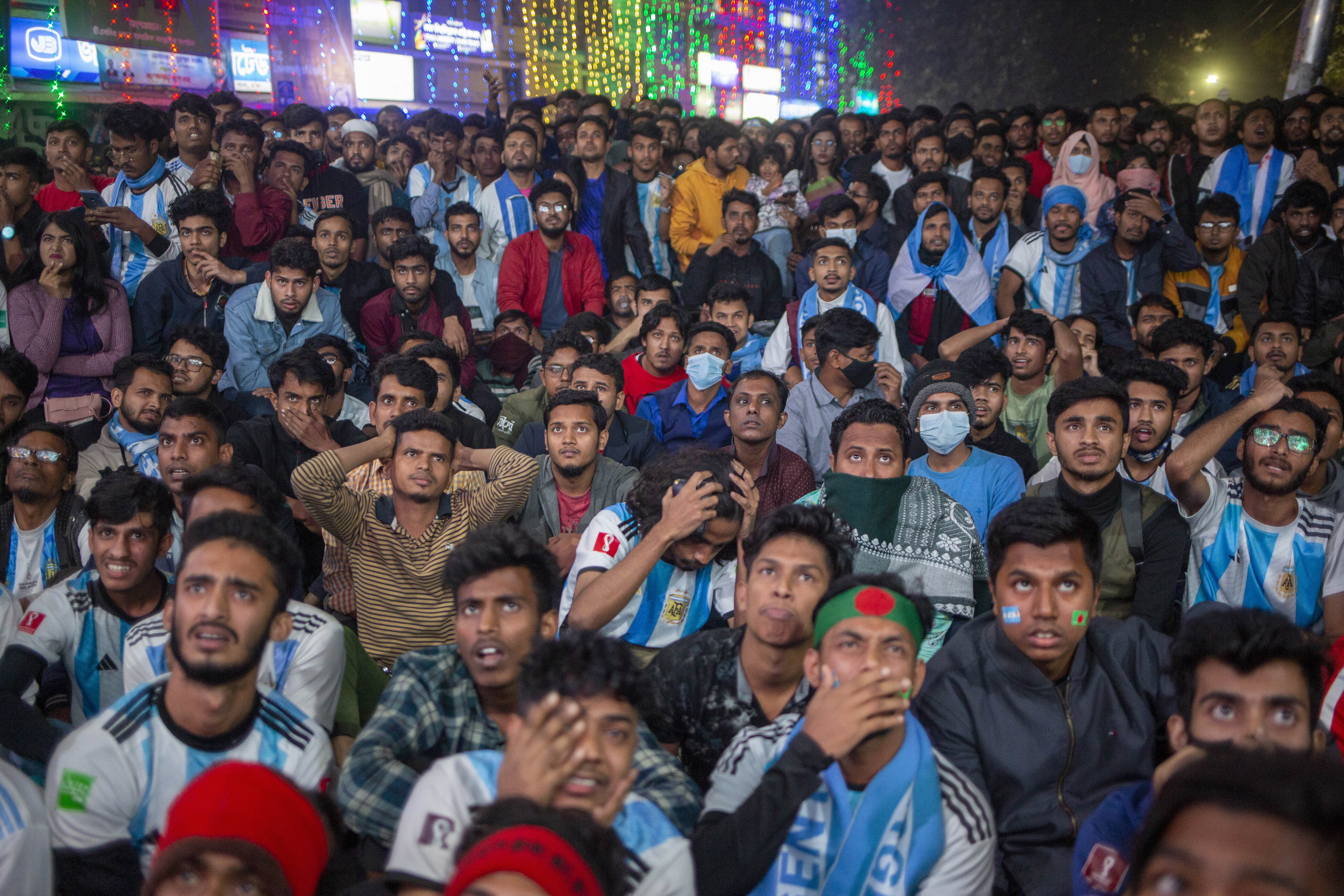 Bangladesh, el país que hincha por la selección de Argentina, también está de fiesta